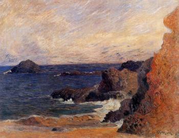 保羅 高更 Rocky Coast 保羅 高更 Rocky Coast